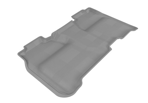 3D MAXpider 2014-2019 Chevrolet Silverado Crew Cab Kagu 2nd Row Floormats - Gray aceL1CH04021501