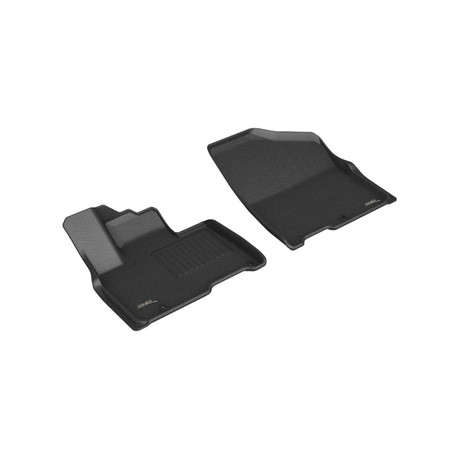 3D MAXpider 2022 Kia Carnival Kagu 1st Row Floormat - Black aceL1KA06411509