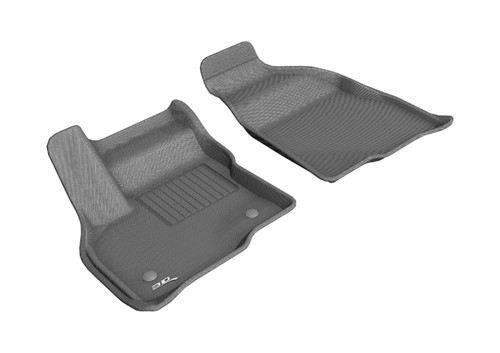 3D MAXpider 2017-2020 Chevrolet Bolt Ev Kagu 1st Row Floormat - Gray aceL1CH08711501