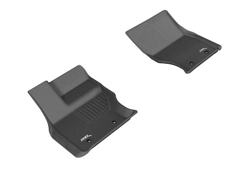 3D MAXpider 2013-2020 Land Rover Range Rover/Range Rover Sport Kagu 1st Row Floormat - Black aceL1LR01011509