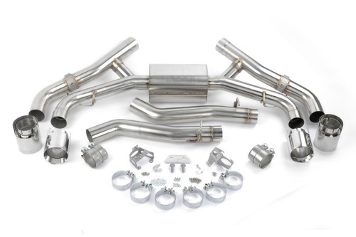 DINAN VALVED AXLE-BACK EXHAUST - 2020-2025 BMW X5M/X6M - Polished Stainless Steel Tips - D660-0090 DINAN VALVED AXLE-BACK EXHAUST - 2020-2025 BMW X5M/X6M - Polished Stainless Steel Tips - D660-0090