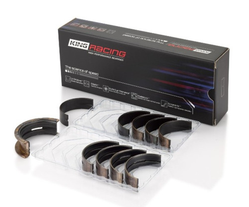King Ford 140Cl 2.3L L4 (Size 0.25 Oversized) Performance Main Bearing Set (Set of 5) kingMB5278XP0.25