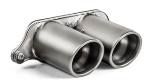 Akrapovic 14-15 Porsche 911 Turbo/Turbo S (991) Replacement Tail Pipe - Left (Titanium) akrTP-T/P/25