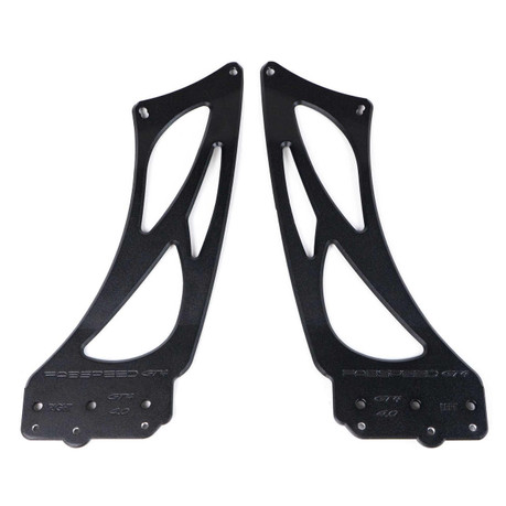 Fabspeed Porsche 981/718 Cayman GT4 Monoblock Wing Risers (2015+) Fabspeed Porsche 981/718 Cayman GT4 Monoblock Wing Risers (2015+)