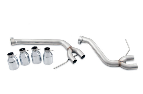 AWE Track Edition Exhaust System for Porsche Macan S / GTS / Turbo - Chrome Silver 102mm Tips awe3020-42040