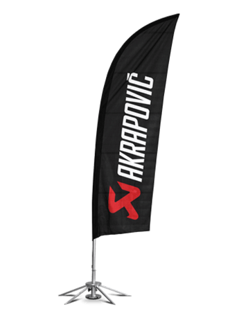 Akrapovic Self-standing flag set with tent flag kit akr801439 Akrapovic Self-standing flag set with tent flag kit akr801439
