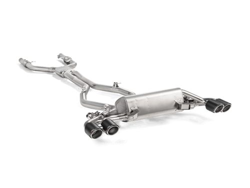 Akrapovic 17-19 Alfa Romeo Giulia Quadrifoglio Evolution Link Pipe Set (Titanium) akrE-AR/T/1