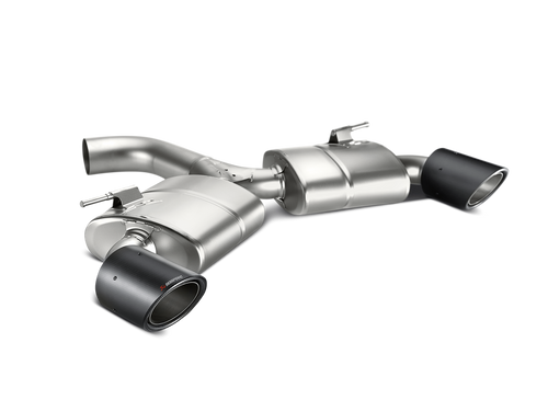 Akrapovic 13-17 Volkswagen Golf GTI (VII) Slip-On Race Line (Titanium) w/ Carbon Tips akrMTP-VW/T/2