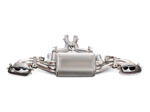 Akrapovic 2017+ Mercedes-AMG GT Roadster Evolution Line Cat Back (Titanium) w/Carbon Fiber Tips akrS-ME/TI/1H/1 Akrapovic 2017+ Mercedes-AMG GT Roadster Evolution Line Cat Back (Titanium) w/Carbon Fiber Tips akrS-ME/TI/1H/1