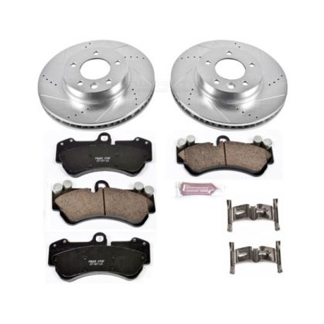 Power Stop 04-06 Porsche Cayenne Front Z23 Evolution Sport Brake Kit psbK4554