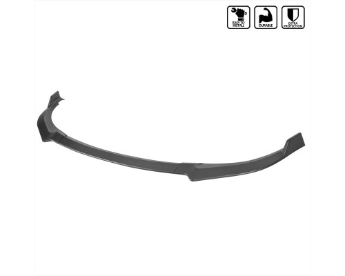 Spec-D Matte Black Polypropylene Front Bumper Lip Splitter Kit Kia Stinger 2018-2021