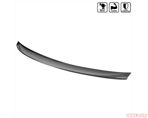 Spec-D Carbon Fiber w/ Glossy Black Finish VT Style Spoiler Lid Kia Stinger 2018-2021