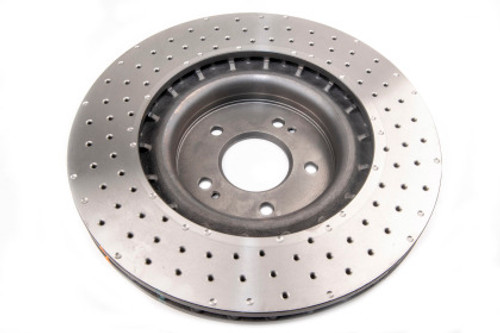 DBA 2018 Kia Stinger w/ Brembo Brakes Front Drilled & Dimpled 4000 Series Rotor dbaDBA43342XD