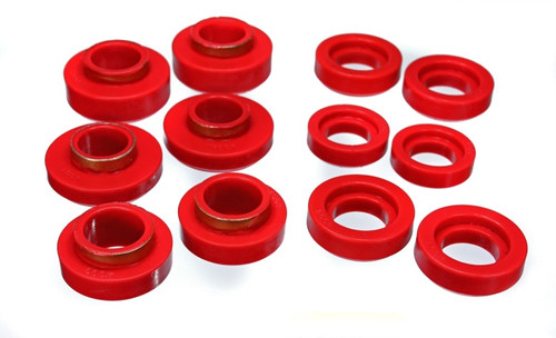 Energy Suspension GM Red Body to Frame Mount and Radiator Support Bushing Set eng3.4101R Energy Suspension GM Red Body to Frame Mount and Radiator Support Bushing Set eng3.4101R