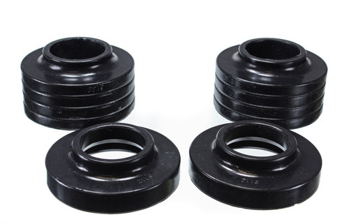 Energy Suspension Jeep Spring Isolators - Black eng2.6102G
