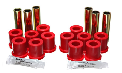 Energy Suspension Fd 2Wd Rr Sprg Bush Set - Red eng4.2116R