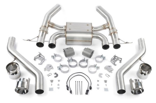 DINAN VALVED AXLE-BACK EXHAUST - 2023-2024 BMW M2 - Polished Stainless Steel Tips - D660-0100 DINAN VALVED AXLE-BACK EXHAUST - 2023-2024 BMW M2 - Polished Stainless Steel Tips - D660-0100
