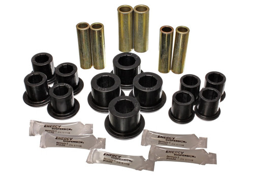 Energy Suspension 97-03 Ford F100/F150/F250 2WD Black Rear Leaf Spring Bushing Set eng4.2150G