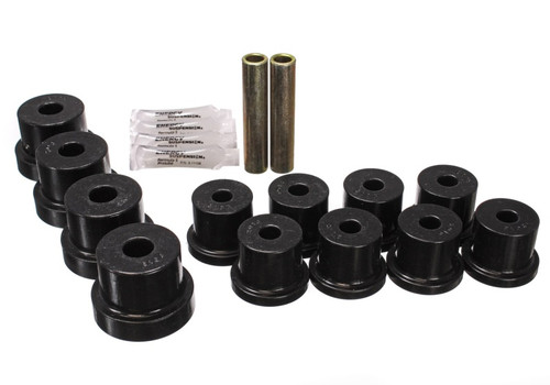 Energy Suspension 67-69 Chevrolet Corvette Black Rear Leaf Spring Bushing Set eng3.2102G Energy Suspension 67-69 Chevrolet Corvette Black Rear Leaf Spring Bushing Set eng3.2102G