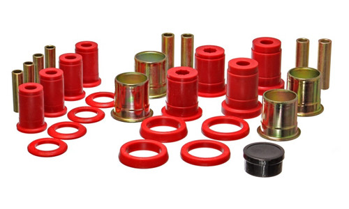 Energy Suspension 75 Chevy Monza/Vega Red Rear Control Arm Bushing Set eng3.3140R
