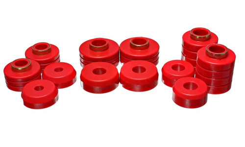Energy Suspension Fd Ranger Cab Mount Set - Red eng4.4103R