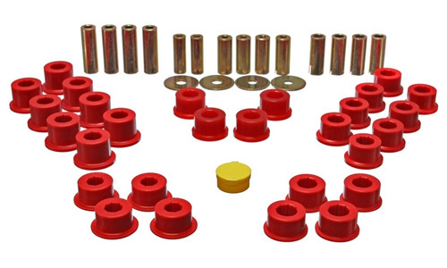 Energy Suspension 90-97 Mazda Miata Red Rear Control Arm Bushing Set eng11.3106R Energy Suspension 90-97 Mazda Miata Red Rear Control Arm Bushing Set eng11.3106R