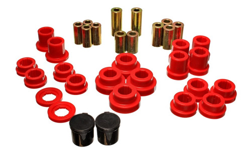 Energy Suspension 00-09 Honda S2000 Red Rear End Control Arm Bushing Set eng16.3121R Energy Suspension 00-09 Honda S2000 Red Rear End Control Arm Bushing Set eng16.3121R