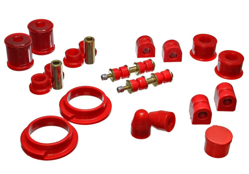 Energy Suspension 00-04 Ford Focus Red Hyper-flex Master Bushing Set eng4.18119R Energy Suspension 00-04 Ford Focus Red Hyper-flex Master Bushing Set eng4.18119R