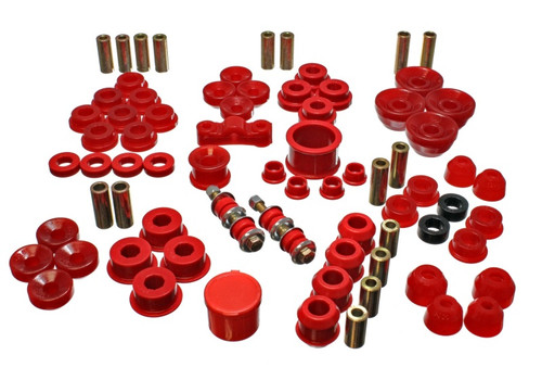 Energy Suspension 90-93 Acura Integra Red Hyper-Flex Master Bushing Set eng16.18104R Energy Suspension 90-93 Acura Integra Red Hyper-Flex Master Bushing Set eng16.18104R