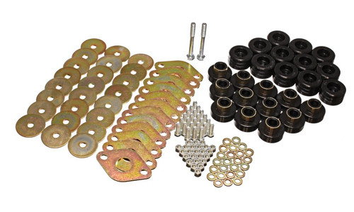 Energy Suspension Body Mount Set W/Hardware - Black eng2.4109G