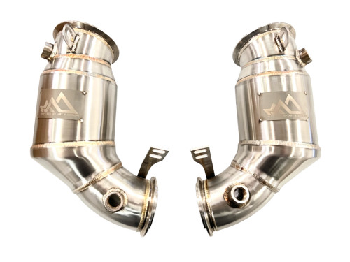 MAD BMW F90 M5 F92 M8 Primary Catted Downpipes S63R (No Heat Shield) MAD BMW F90 M5 F92 M8 Primary Catted Downpipes S63R (No Heat Shield)