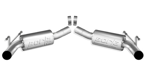 Borla 2010 Camaro 6.2L ATAK Exhaust System w/o Tips works With Factory Ground Effects Package (rear bor11794