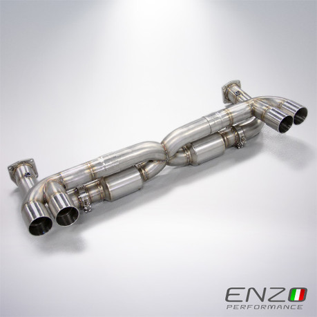 Enzo Performance Porsche 911 Turbo 997 X-Pipe Exhaust Enzo Performance Porsche 911 Turbo 997 X-Pipe Exhaust