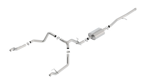 Borla 2019 Chevy Silverado 1500 5.3L V8 CC SB 147.4in WB S-Type Cat-Back (Use Fact Fascia Tips) bor140769 Borla 2019 Chevy Silverado 1500 5.3L V8 CC SB 147.4in WB S-Type Cat-Back (Use Fact Fascia Tips) bor140769