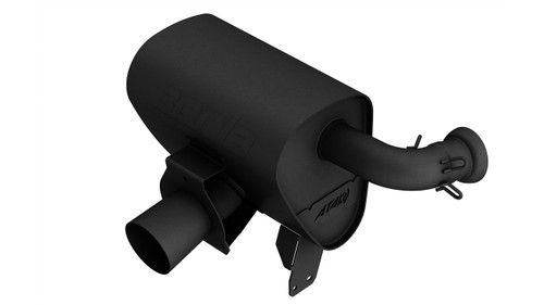 Borla 15-22 Can-Am Maverick X3 900cc Triple Turbo Manifold-Back Exhaust Atak Muffler - Black Coated bor12678CB Borla 15-22 Can-Am Maverick X3 900cc Triple Turbo Manifold-Back Exhaust Atak Muffler - Black Coated bor12678CB