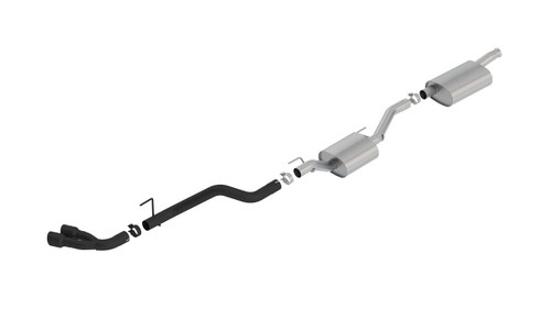 Borla 2020 Jeep Gladiator JT 3.6L V6 AWD Touring Catback w/ Dual Black Tips bor140811CB