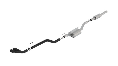 Borla 2020 Jeep Gladiator JT 3.6L V6 AWD ATAK Dual Side Catback w/ Black Tips bor140813CB