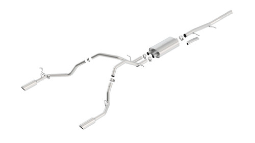 Borla 09-11 Chevrolet Silverado / 09-11 GMC Sierra S-Type SS Catback Exhaust bor140429 Borla 09-11 Chevrolet Silverado / 09-11 GMC Sierra S-Type SS Catback Exhaust bor140429