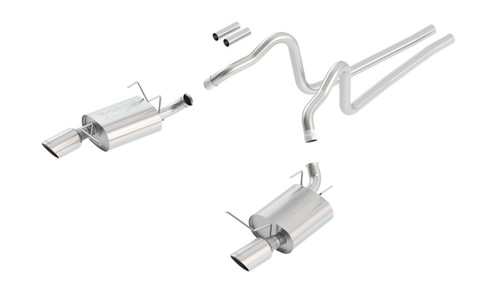 Borla 2011 Ford Mustang 3.7L 6cyl 6spd RWD SS S-Type Catback Exhaust bor140375