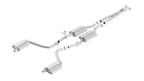 Borla 15-16 Dodge Charger 3.6L V6 S-Type Cat Back Exhaust (Uses Factory Valence) bor140685 Borla 15-16 Dodge Charger 3.6L V6 S-Type Cat Back Exhaust (Uses Factory Valence) bor140685