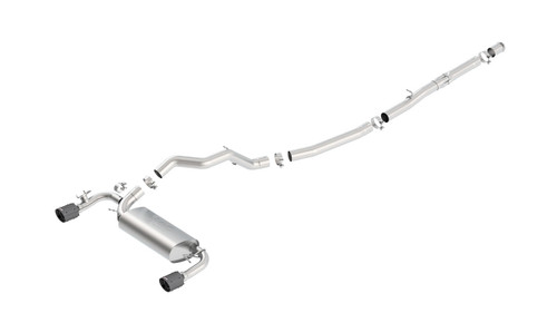 Borla 16-17 Focus RS Turbocharged 2.3L Single Split Exit ATAK Catback Exhaust bor140730CFBA Borla 16-17 Focus RS Turbocharged 2.3L Single Split Exit ATAK Catback Exhaust bor140730CFBA