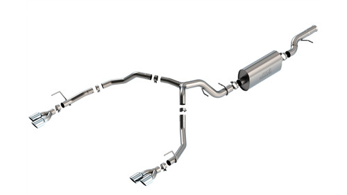 Borla 21-22 Chevrolet Tahoe 6.2L V8 2/4WD 4DR Brushed T-304 Stainless Steel Touring Cat-Back Exhaust bor140858 Borla 21-22 Chevrolet Tahoe 6.2L V8 2/4WD 4DR Brushed T-304 Stainless Steel Touring Cat-Back Exhaust bor140858
