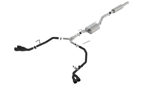 Borla 2020 Jeep Gladiator JT 3.6L V6 AT/MT AWD  2.75-2in S-Type Catback Ceramic Blk Tailpipe & Tips bor140815CB