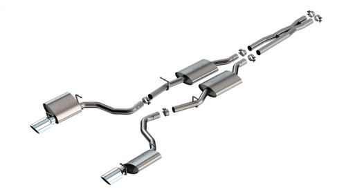 Borla 19-23 Dodge Charger GT 3.6L V6 RWD S-Type Catback Exhaust - Polished Tips bor140917
