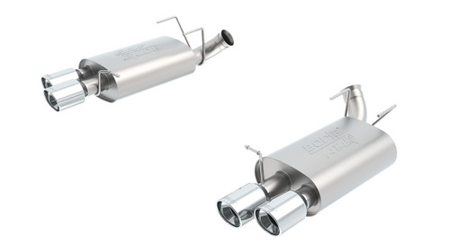 Borla 13-14 Mustang Shelby GT500 GT 5.8L V8 RWD Dual Split Rear Exit ATAK Exhaust Rear Section Only bor11831 Borla 13-14 Mustang Shelby GT500 GT 5.8L V8 RWD Dual Split Rear Exit ATAK Exhaust Rear Section Only bor11831