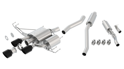 Borla 17-18 Honda Civic Type-R FK8 ATAK Cat-Back Exhaust w/ Ceramic Black Tips bor140738CB Borla 17-18 Honda Civic Type-R FK8 ATAK Cat-Back Exhaust w/ Ceramic Black Tips bor140738CB
