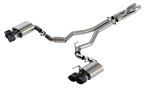 Borla 2020 Ford GT500 5.2L AT 3in ATAK CatBack Exhaust w/ Carbon Fiber Tips bor140837CF Borla 2020 Ford GT500 5.2L AT 3in ATAK CatBack Exhaust w/ Carbon Fiber Tips bor140837CF