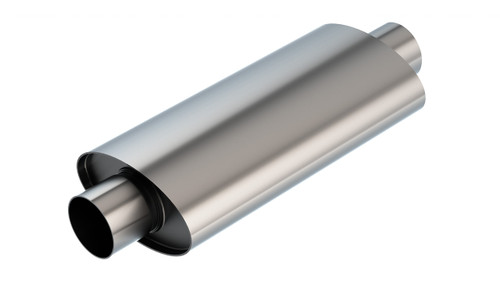 Borla XR-1 Multi-Core 3in Ctr-Ctr Oval 16in x 4.25in x 7.88in Rotary Engine Equipped Racing Muffler bor400371