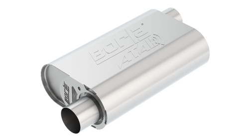 Borla CrateMuffler Stock SBF 289/302 (Exc. Coyote) ATAK 2.25in Inlet/Outlet Oval Muffler bor400835