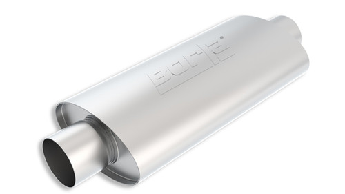 Borla XR-1 Racing Sportsman 3.5in. Outlet / 3.5in Inlet Oval Muffler - 5in Diameter x 15in Length bor40946